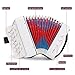 Kids Accordion, 10 Keys Control Mini Accordion Toy Gifts Easy to Play for kids Children Beginners Lightweight Musical Instrument Developmet Fit for 3 years and over (White)