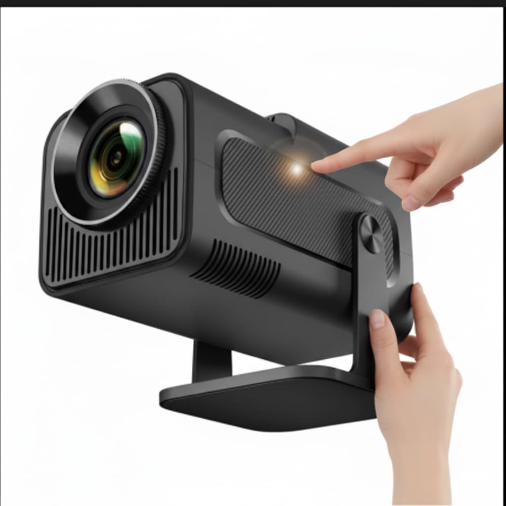 Drumstone Projector Full HD 1080P Support Mini Portable LED Home Theater Projector WiFi Bluetooth Connectivity Smartphone Mirroring HDMI USB Compatible Movie Gaming Kids Projection System-image-12