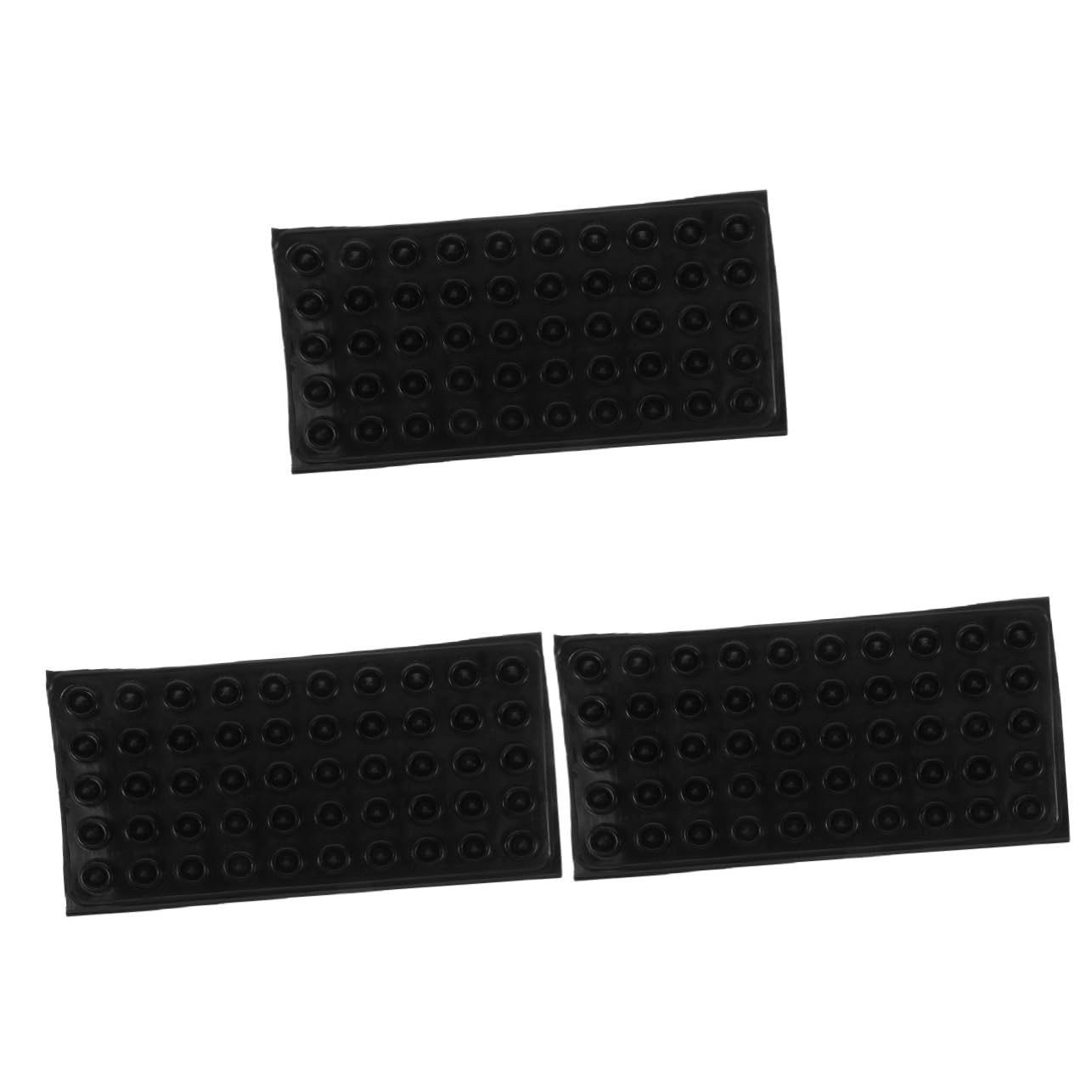 BESPORTBLE Adesivi da Sci Adesivi Snowboard Pad Snowboard Antiscivolo Tappetino da Snowboard Sciare Decalcomania di Pattinaggio Accessorio per Pattinaggio all'aperto Gradino PVC Black