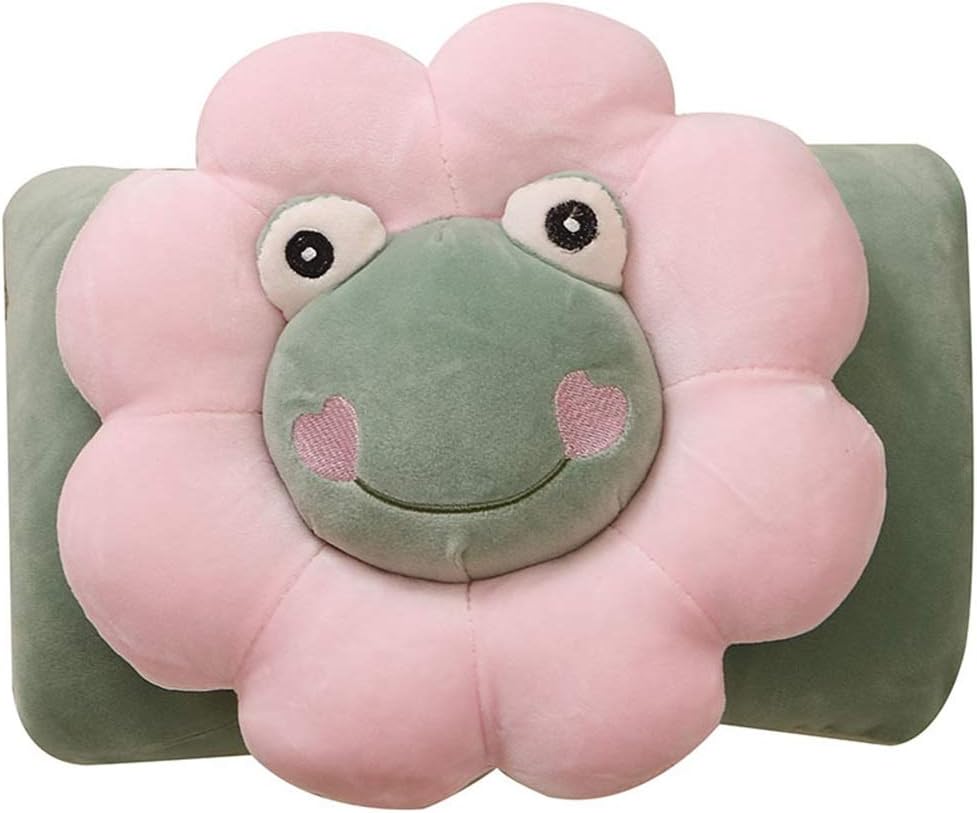 SKUZA Hot Water Bottle, Sunflower Hot Water Bottle Electric Rechargeable Portable Hot Water Bag with Cover Hand Warmer Pocket Gift for Girls (Color : Green) (Color : Green)