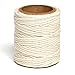 Maine Thread, Braided Waxed Cord, 70 Yard Spool, Ivory