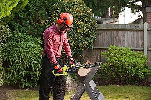 Tronçonneuse électrique RYOBI pour couper le bois de chauffage au jardin commodément - 5