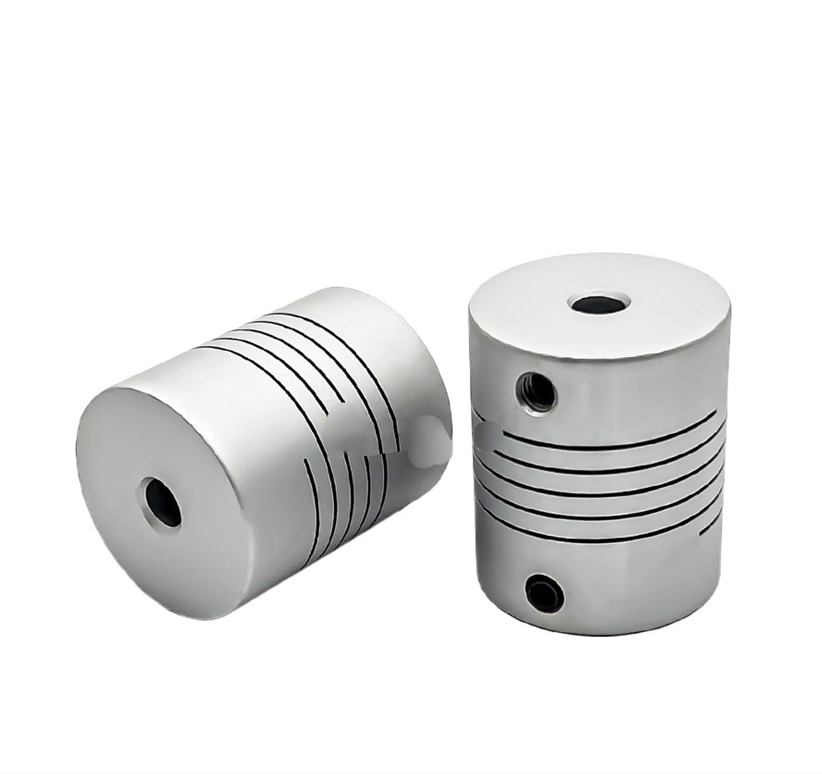 Rigid coupling,Stainless steel rigid coupling 1pcs D25L30 Wire Elastic Coupling Aluminum Alloy Bore 4/5/6/6.36/8/9.5/10/11/12mm Shaft CNC Shaft Motor Coupling(6.35mm to 6.35mm)