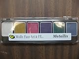 Wolfe 6 Color Palette/Face Paint Kit (Metallix)