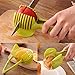 2 Pack Multifunctional Handheld Tomato Lemon Slicer Holder Round Fruits Onion Shredder Cutter Guide Tongs with Handle Kitchen Cutting Potato Lime Food Stand Tomato Cutter Multipurpose Handheld