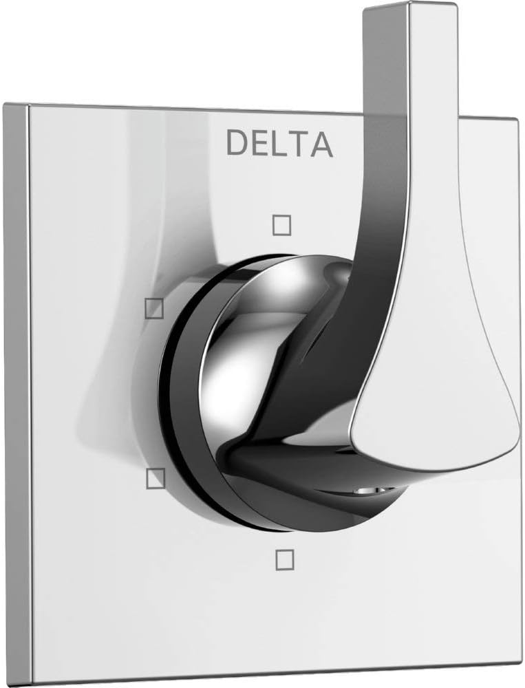 Delta Faucet T11974, Chrome Zura 6-Setting Diverter Trim