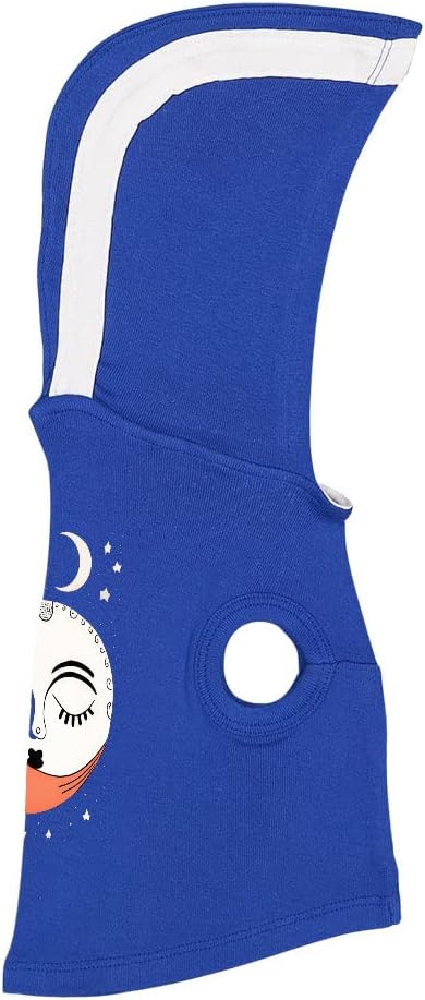 Crescent Moon Face Dog Shirt with Hoodie - Mystical Dog Hoodie - Graphic Dog Clothing - Pink White, L