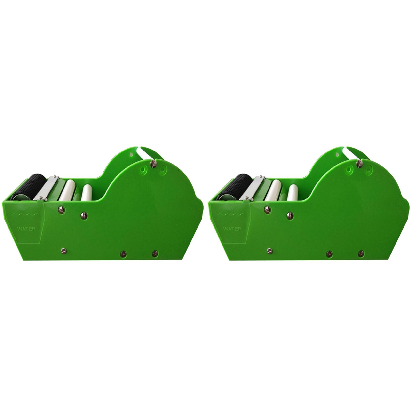 Jnchdghwa 2X Water Activated Gummed Paper Tape Packaging Dispenser Green Paper Tape Cutter for Box Sealing