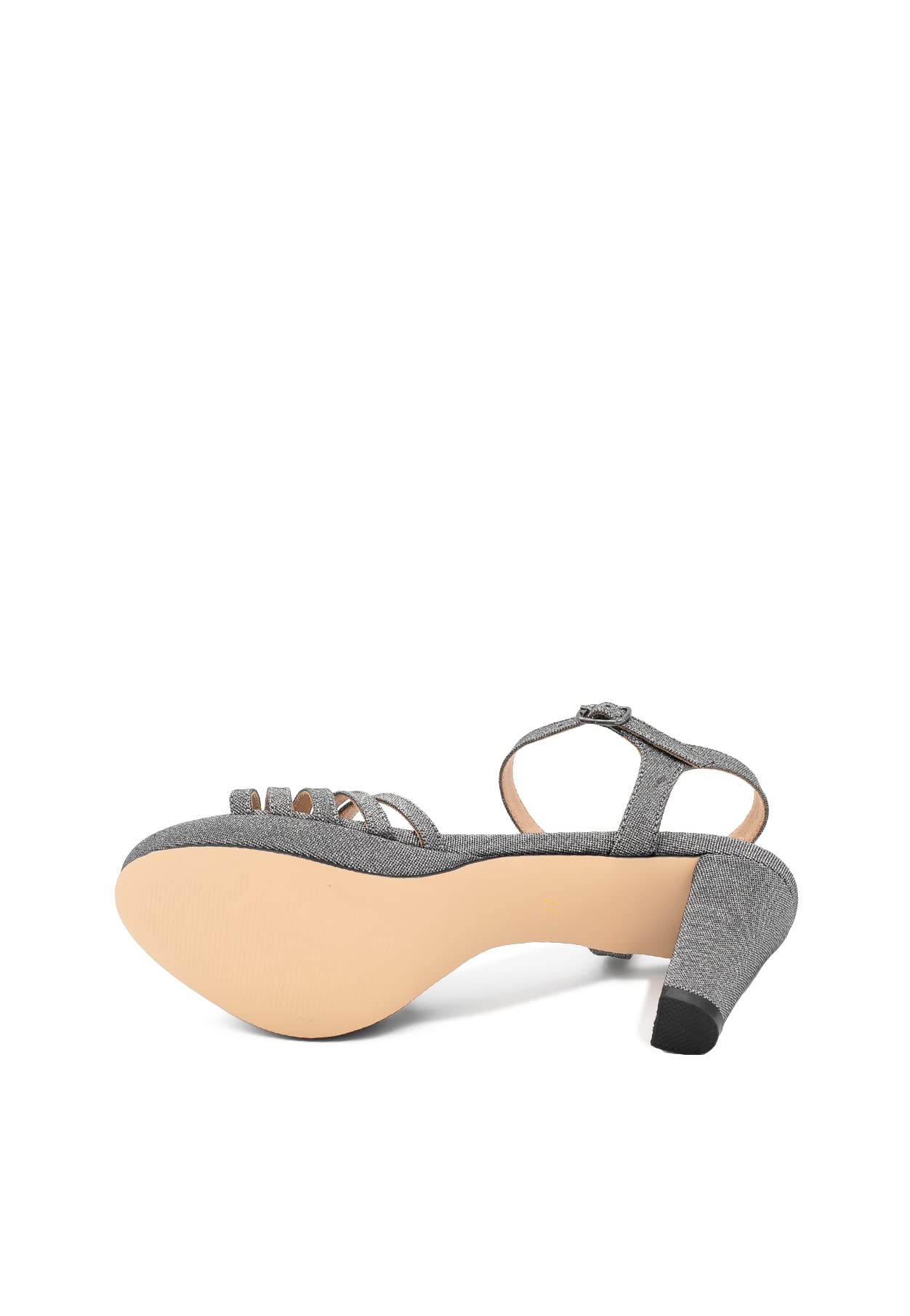 QUEEN HELENA Sandali Casual Eleganti con Tacco Medio e Cinturino alla Caviglia Donna S2805