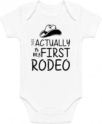 CBTwear This Is My First Rodeo Baby Bodysuit Infant Outfit
