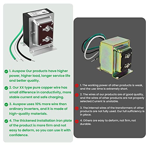 Doorbell Transformer,16V 30Va Comptible With Ring Pro Nest Hello Hardwired Door Chime Transformer-Ul Certified #TOP2