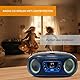 Denver Electronics TCL-212BT - CD-Player (4 W, FM, Extern, Tragbarer CD-Player, Blau, 3,5 mm)