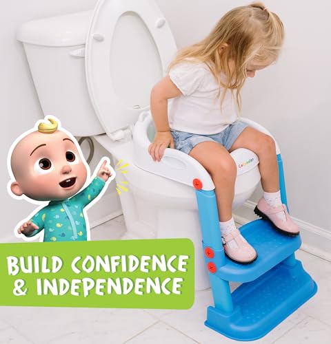 Sunny Days Entertainment 470130 Cocomelon 1St Training Seat Step Up Potty, Upgrade Toddler Toilet Training Seat thumb #4
