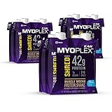 EAS Myoplex Shred Caffeinated Protein Shake, 42 Grams of Protein, Muscle Mocha, 16 ounces, 12 count
