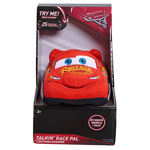 Just Play Cars 3 Talking Race Pals Lightening McQueen Plush WantItAll