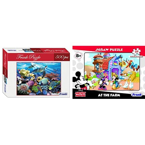 Buy Frank Underwater World 500 Pieces Jigsaw Puzzle for Age 10+ and for Adults & Frank Disney