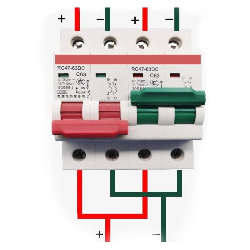Salvavita Riarmo Automatico Interruttore automatico DC 1P+1P 2P+2P MCB, doppio interblocco di conversione di potenza, 32A, 63A, 80A, 100A, 125A, 150A, 160A, 200A, 250A, protettore for interruttore aut
