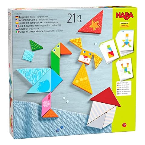 HABA 305777 - Legespiel Bunter Tangram-Mix Cover