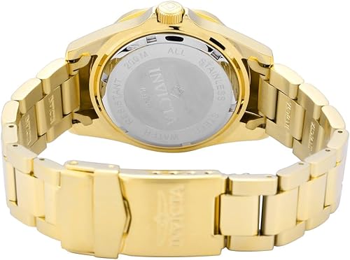 Miniatura 4 de Invicta Pro Diver - Reloj de cuarzo de acero inoxidable de 147 pulgadas dorado y azul modelo 8937