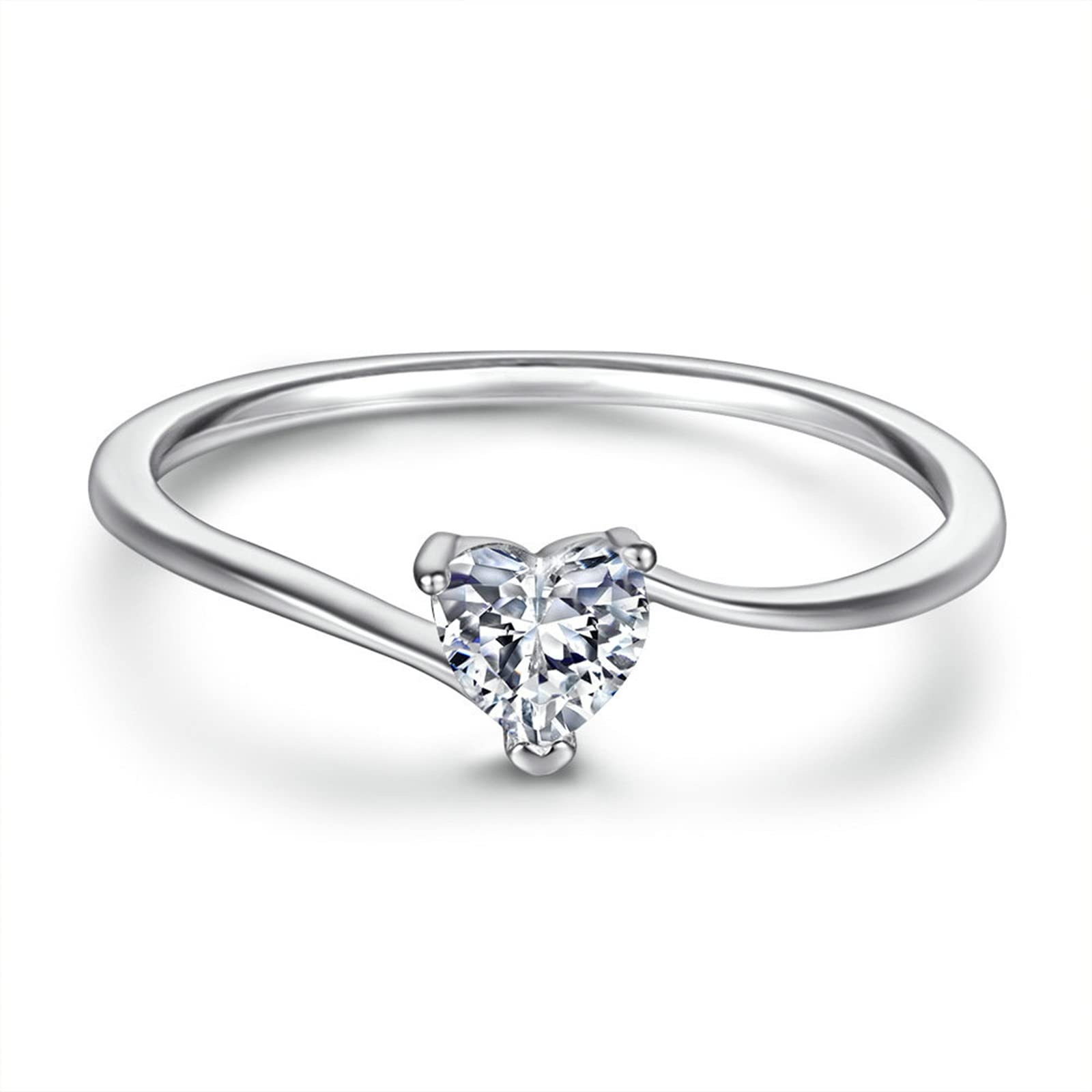 Bague Cœur Solitaire en Argent pour sublimer votre style quotidien