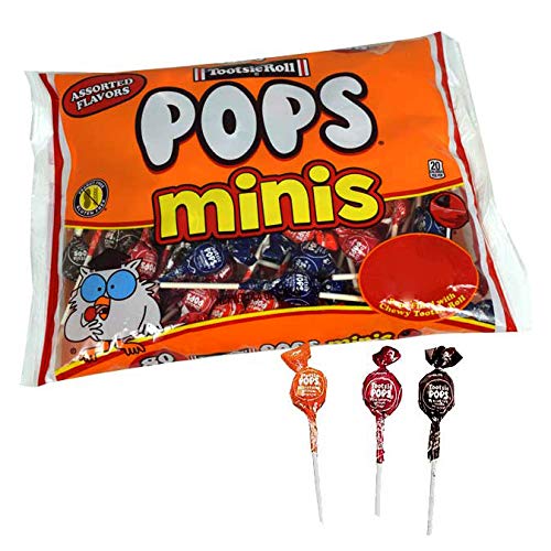 Buy Tootsie Roll (1) Bag Pops Minis Lollipops Filled With Chewy