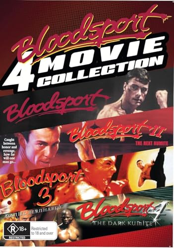 Bloodsport 4 Movie Collection Boxset 1-4 The Next Kumit The Dark Kumit DVD