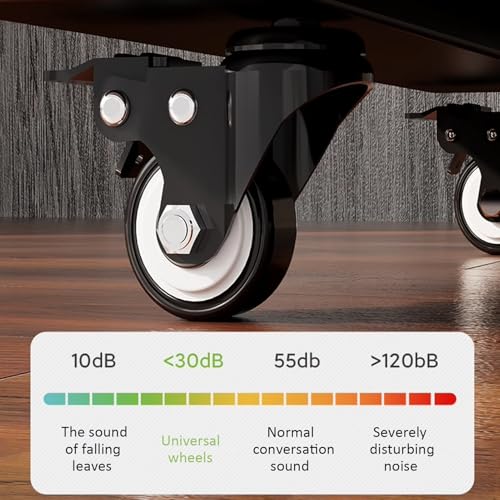 Soporte móvil para TV con ruedas y altura ajustable miniatura 2