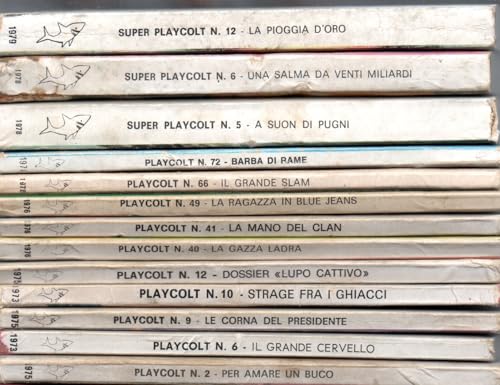  Lotto 10 Playcolt + 3 Super Playcolt Numeri in foto Anni dal 1973 al 1980 Edifumetto STATO BUONO-OTTIMO