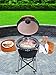 Little Griddle KQ-17-R Stainless Steel Outdoor BBQ Griddle, 17 x 14, For Charcoal Kettle and Kamado Grills, Fun to Use, Easy to Clean