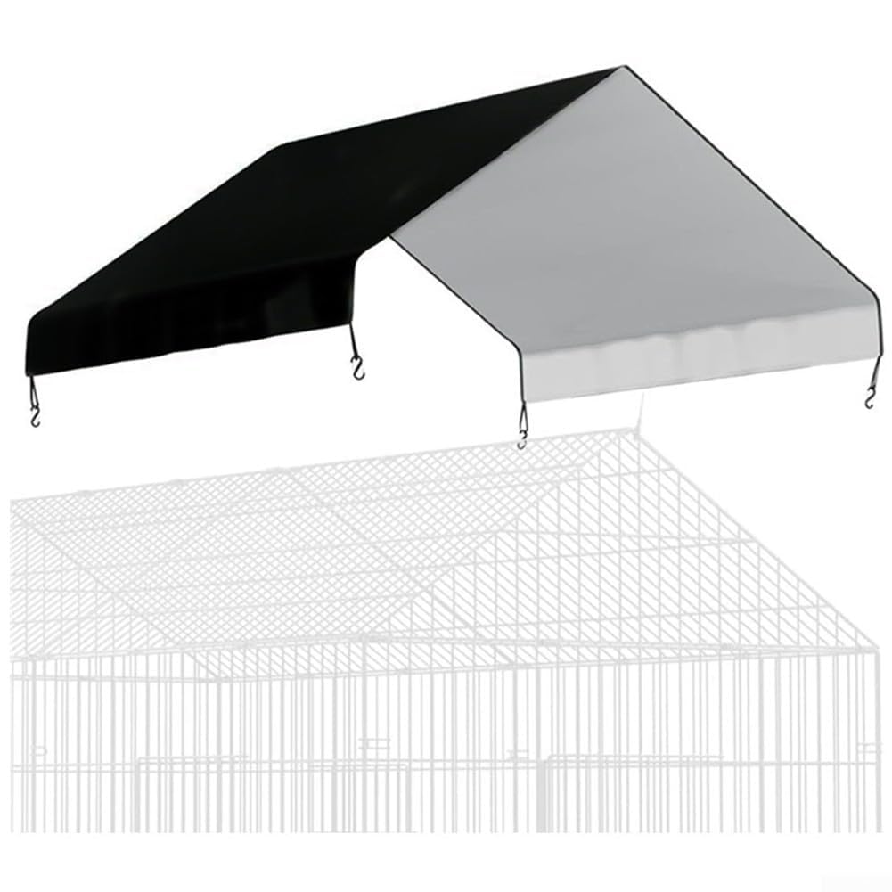 Abdeckung für Hühnerstall, für großen Hühnerstall, wasserdichte Abdeckung für Hühnerstall, 144 x 109 cm, wasserdichte Oxford-Stoffabdeckung