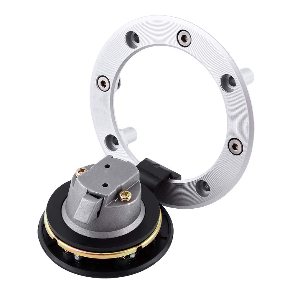 Yctze para Tank Cover Tapa de Aluminio para Tanque de Combustible con 2 Llaves para GSXR 600750 para GSXR1300tapa depósito para Bandit para sv