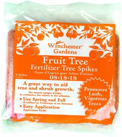 Winchester Gardens 5-Pack Fertilizer Spikes, Fruit and Citrus, 8-18-18