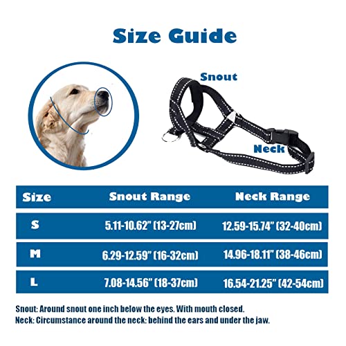 Dog Head Collar, Head Collar With Reflective Strap To Stop Pulling For Small Medium And Large Dogs, Adjustable (S, Orange) #TOP2