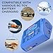 LiPo Battery Charger RC Balance Fast Battery Charger Discharger 80W 6A Smart Digital Battery Pack Charger for 1S-6S LiPo Life Li-ion 1-15S NiCD NiMH PB Smart Battery Batteries for RC Car (Blue)