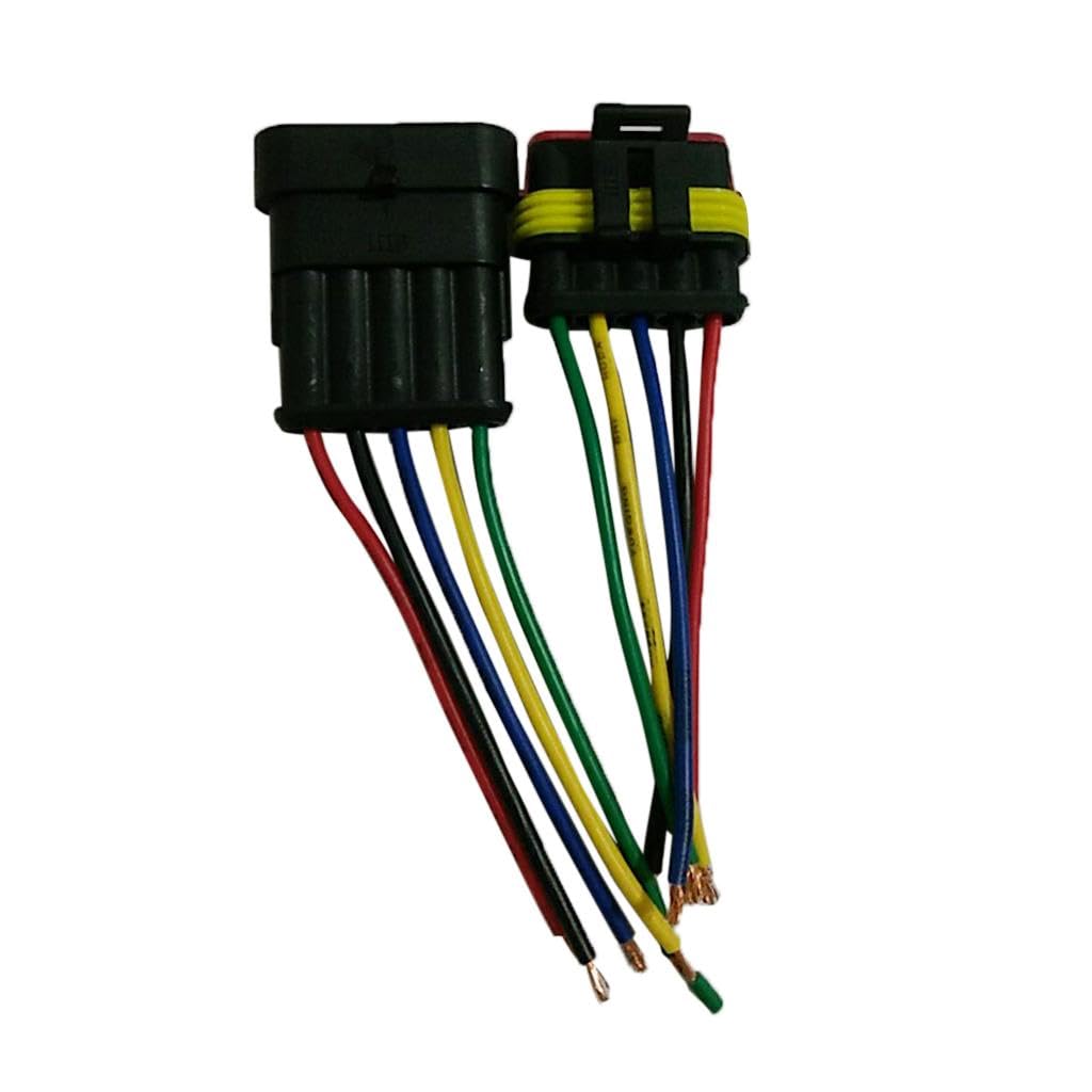 Enakshi® 5 Pin HID Sealed Waterproof Quick Splice Electrical Wire Connector Plug|Parts & Accessories | Car & Truck Parts | Lighting & Lamps | Light Bulbs | LED Lights-image-33