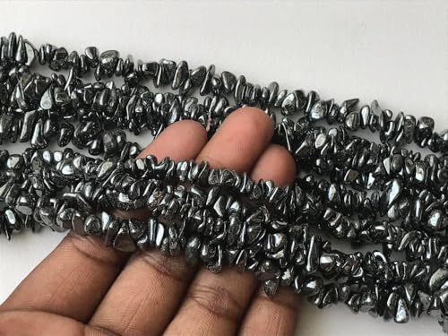 Perles de copeaux de métal de canon pour collier d'exception 32" - 6