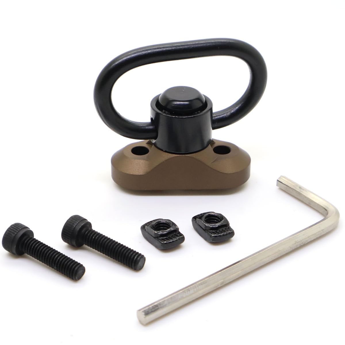 RALSPEC M-LOK Handguard QD Rifle Sling Swivel Mount Adapter Quick Detach Release Point Rifle Gun Airsoft Attachment MLOK MLOCK