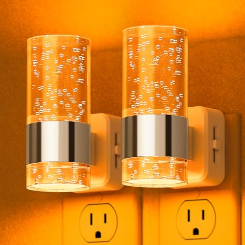 Image of Briignite Night Light, 2 Pack Dimmable Night Lights Plug into Wall