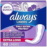 Always Extra Long Plus with Odor Lock Dri-Liners-60 ct