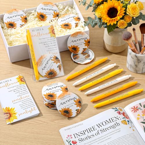 Set 36 espejos compactos redondos con tarjetas motivacionales miniatura 5