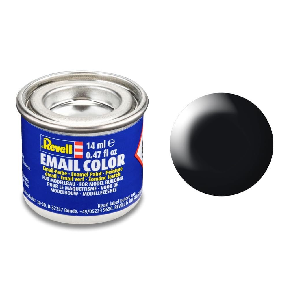 Revell Enamels 14ml Black Silk Paint