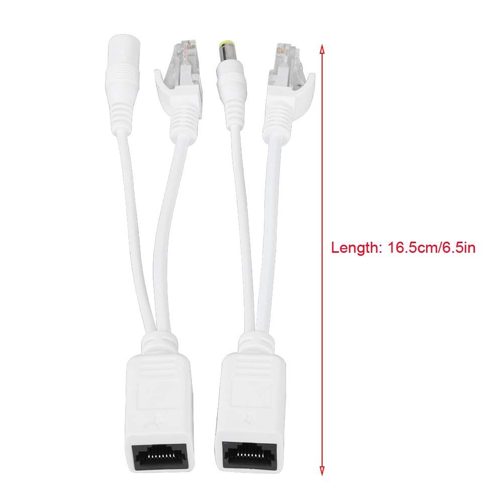 Sonew 10 Accoppiamenti Telecamera IP POE RJ45 Cavo Power Over Ethernet Adattatore + Splitter DC 12 V