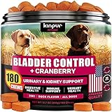Cranberry Supplement for Dogs - Helps Improve Urinary Tract, Bladder, Kidney Health - Immune System Support - 180 Duck-Flavored Cranberry Chews for Dogs - Dog UTI Treatment for All Breeds and Ages