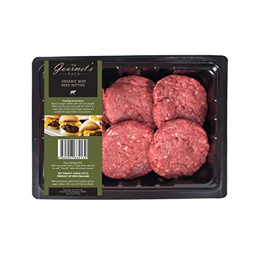 The Gourmets Pack Organic Mini Beef Patties 360g - Chilled