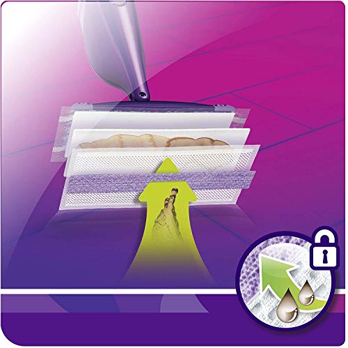 Swiffer Wetjet Refill, Purple, 4x20pc, Nachfüllpackung 80 Stück (8x10) – Bild 5