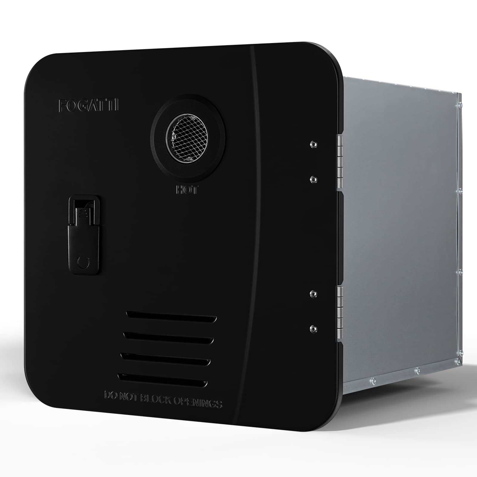 Fogatti Tankless RV Water Heater 3.5GPM 55000BTU with 15" x 15" Black