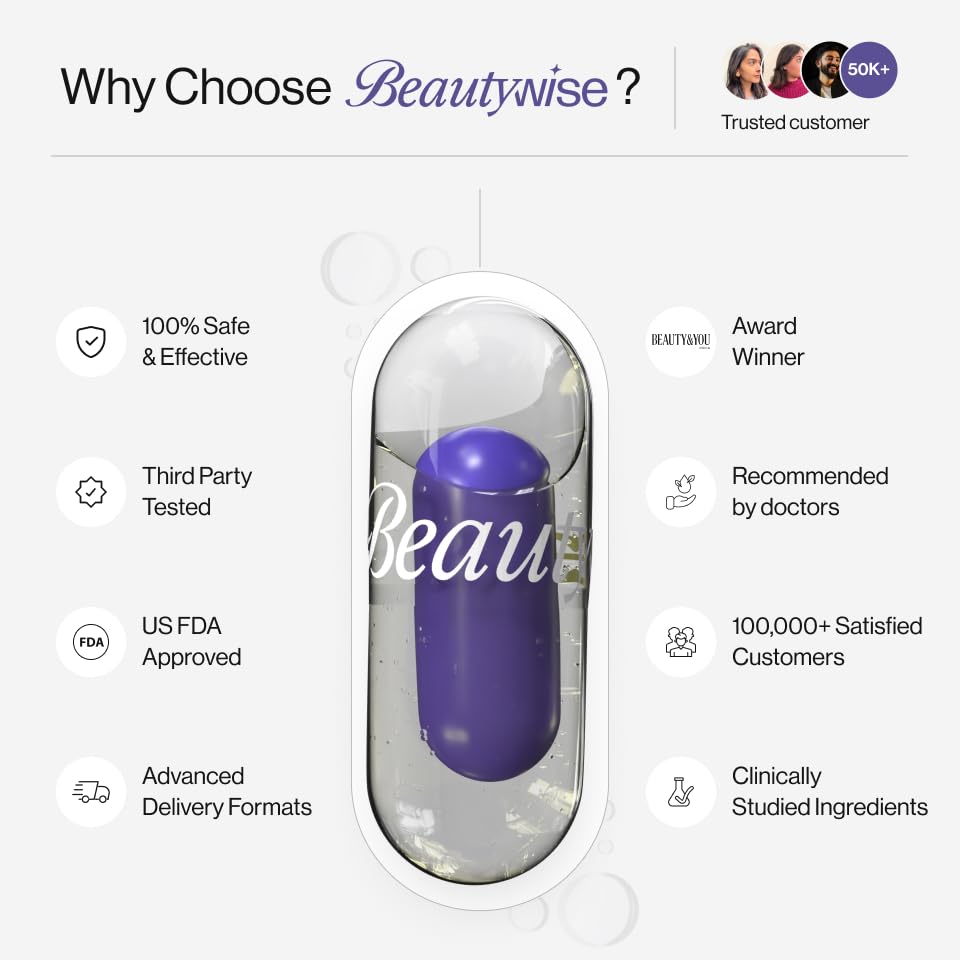 Beautywise Dual Action Body Shape | Weight Management | Helps Convert Fat into Energy Supplement for Men & Women (60 Capsules) - Image 6 thumbnail