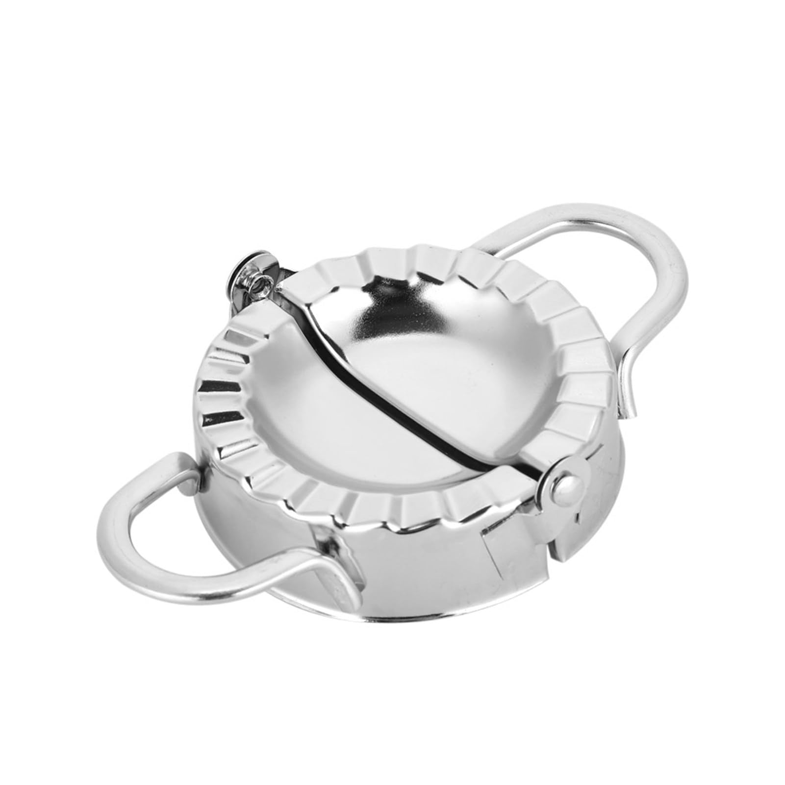 , Stainless Steel Dumpling Dough Mould, Dishwasher, Ideal for Making Dumpling, Fruit Pie, and More (JY07213-01)
