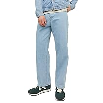 JACK & JONES JJIALEX Jjoriginal SBD 304 – Jeans da Uomo Baggy Fit – Blue Denim, Blu Denim, 29W x 34L