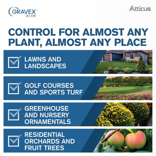 Atticus 510098 Gravex 20 Ew (16 Oz) Fungicide By Atticus (Compare To Eagle 20Ew) - Myclobutanil Systemic Fungus Control For Lawns thumb #3